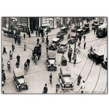 Torino Via Orefici – Tableau 1,8 cm d'épaisseur