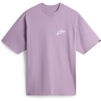 Vans Beach Script Herren-T-Shirt – Purpur, M