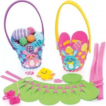 Easter Basket Weaving Kits (Pack of 4)