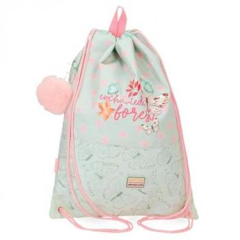 Mochila Saco Enchanted Forest Poliéster Verde