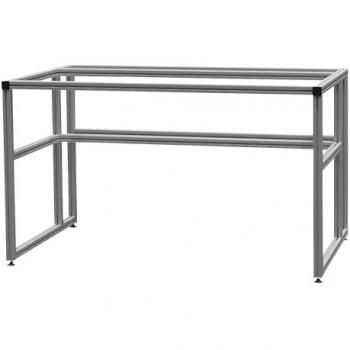 Banco de trabajo de aluminio con estructura base