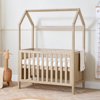 Tiny Oak Sanctuary Cot Bed