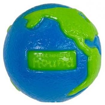 Balle PlanetDog Orbee‑Tuff – Distributeur de friandises, Couleur Bleu-Vert, Durable et Lumineuse