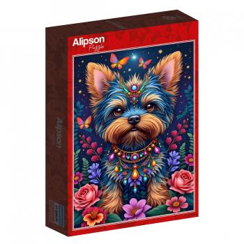 Dog in Flowerland Legpuzzel – Alipson 1000 Stukjes