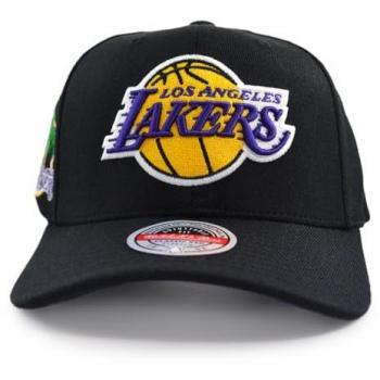 Mitchell & Ness Laker‑Snapback Cap – Stretch‑Fit, Roter Classic‑Patch