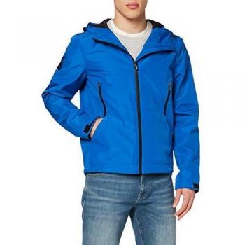 Blouson Superdry Elite, Bleu (Anchor Blue Mj8), XL Homme