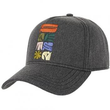 Stetson Anthracite Cotton Melange Snapback Cap, One Size