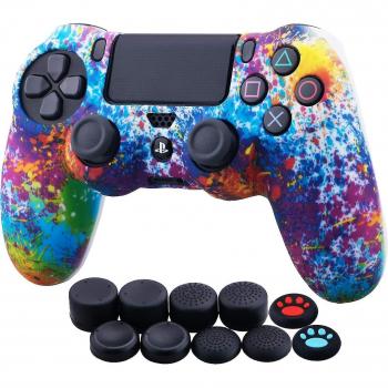 Étui de manette PS4 avec motif camouflage
