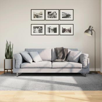 VidaXL IZA Short Pile Rug Scandinavian Look Grey 160x230 cm