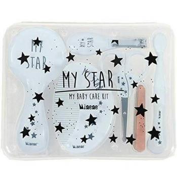 Kit d'accessoires de toilette bleu BB & Co