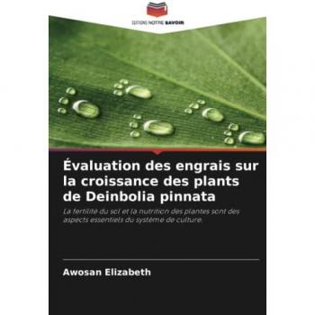 Elizabeth, Awosan: Évaluation des engrais sur la croissance des plants de Deinbolia pinnata