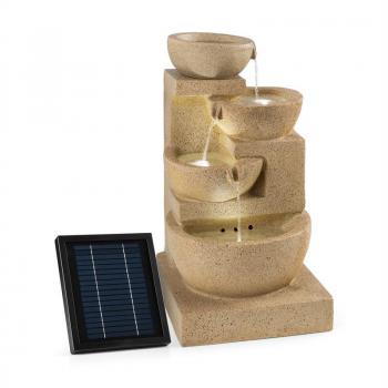 Blumfeldt Korinth Solar Tuinbron Zandsteenlook 3 Watt