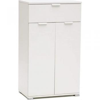 Mobiletto Bianco con 2 Ante e 1 Cassetto