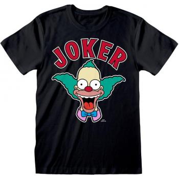 Maglietta Krusty Joker The Simpsons Uomo Nero S a XXL
