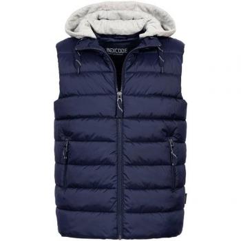 Herren-Steppweste Gibbs Indicode – M, dunkelblau, 100 % Poly