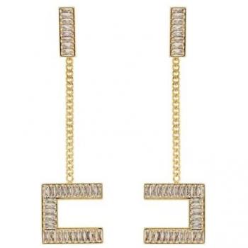 Goldene Ohrringe Elisabetta Franchi OR-34-B47E2-V230