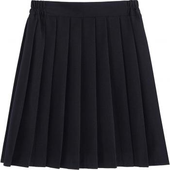 Uniforme de Clase Media Plisado Negro