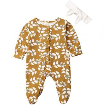 Ensemble 2 pièces bébé fleuri 0-6M