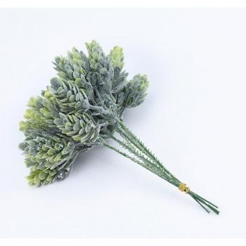 6er Set 30 Köpfe Weihnachtsblumen für Heimdekoration, künstliche Kränze, DIY Ananas Süßigkeitenschachtel