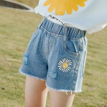 Short en jean bleu pour enfants, été 2022, tailles 3 à 12 ans