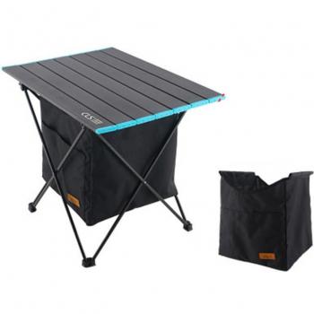 Aluminum Outdoor Picnic Table with Storage