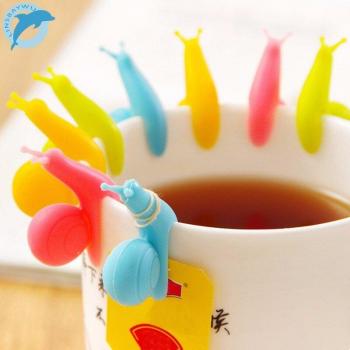Adorable Snail Shape Silicone Tea Holders