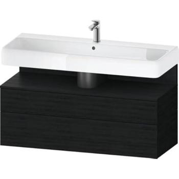 Système de rangement sous‑lavabo Duravit – Qatego, 1 tiroir, 1 coulissant