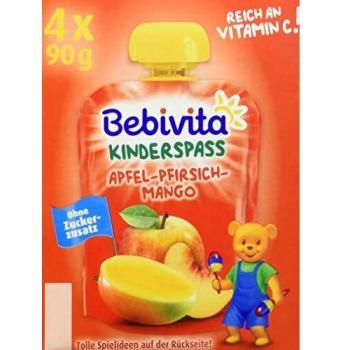 Bebivita Quetschbeutel, Apfel-Pfirsich-Mango