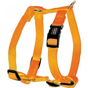 Harnais Nylon Réglable 20 mm Orange