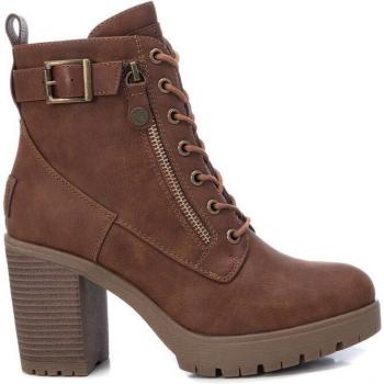 Botas/botines altos Refresh casual color camel para mujer