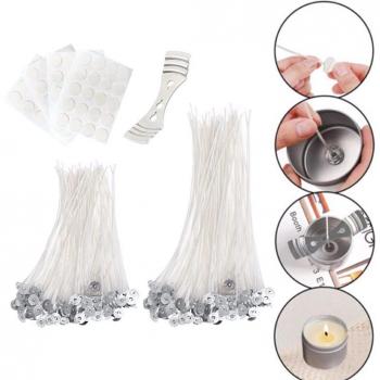 201pcs Durable Candle Making Supplies with Pre-Waxed Wicks