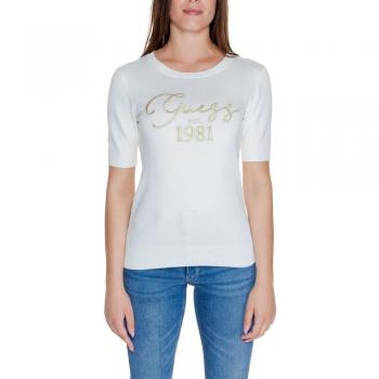 Female 2XL White Viscose Round‑Neck Sweater