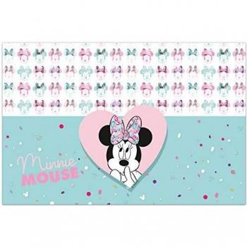 Minière Minnie – Nappe plastifiée 120 x 180 cm, variantes couleur : violet, rose, turquoise, blanc