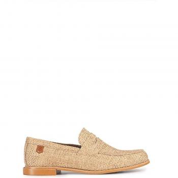 Mocasín de piel para mujer