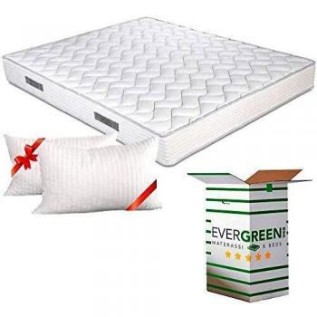 GreenComfort Double Mattress with Memory Foam Pillows