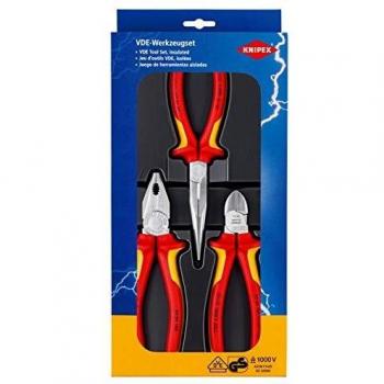 KNIPEX Juego Electro 00‑20‑12 en Cartulina y Blíster