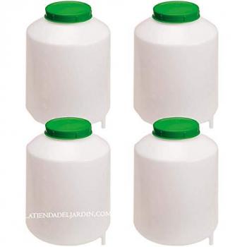 Set di 4 Bidoni per Acqua con Filtro