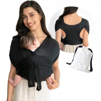Porte-Bébé Maille Été Dos Décontracté – Serviette Parentale Compacte
