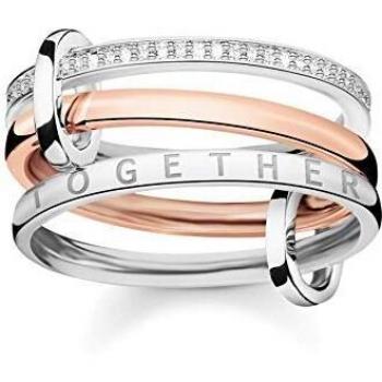 Bague élégante Thomas Sabo D_TR0034-095-7-54 – finition brillante