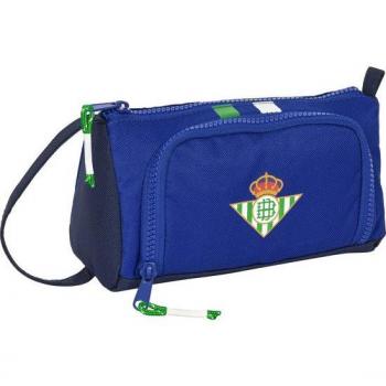 Federmäppchen Blau mit Real Betis Balompié Zubehör (32 Stück)