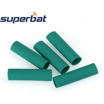 Superbat 100pcs Green Wire Sleeve 3.5mm Dia 18mm Long