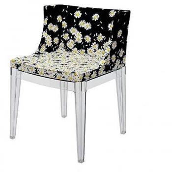 Schwarzer Kunststoff-Möbel Sessel „Mademoiselle à la Mode“ (Kartell) – 52,5 × 74 × 50 cm