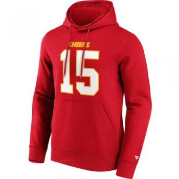 Kansas City Chiefs Grafik‑Hoodie für Herren – Mahomes 15 – Rot – L
