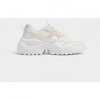 Stradivarius Multi-piece trainers WHITE 6