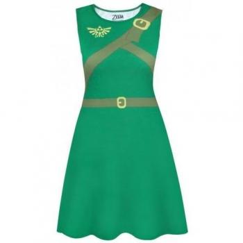 Zelda Women's Classic Link Costume Gown Size Large