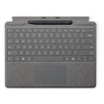 Clavier Microsoft Surface Pro avec Slim Pen 2 AZERTY Belge Platine