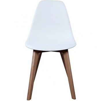 Lotto di 2 Sedie Decoro Scandinavo Casa Bianca