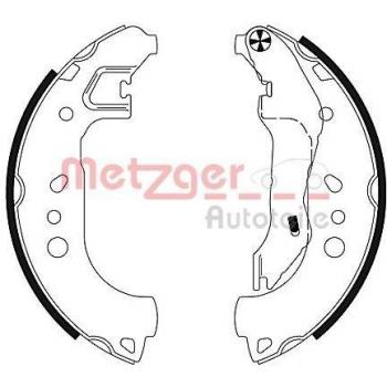 Roomster Skoda Rapid Seat Toledo Metzger Brake Pads Rear
