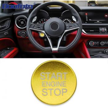Doofoto Car Start Engine Cover for Alfa Romeo 156