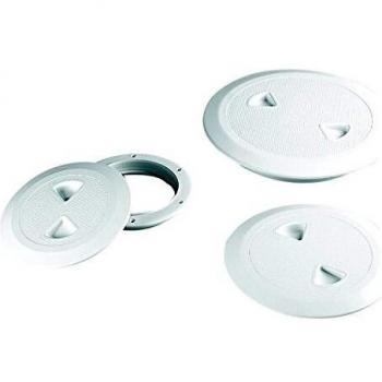Trappe Pression Circulaire Blanche 188 mm